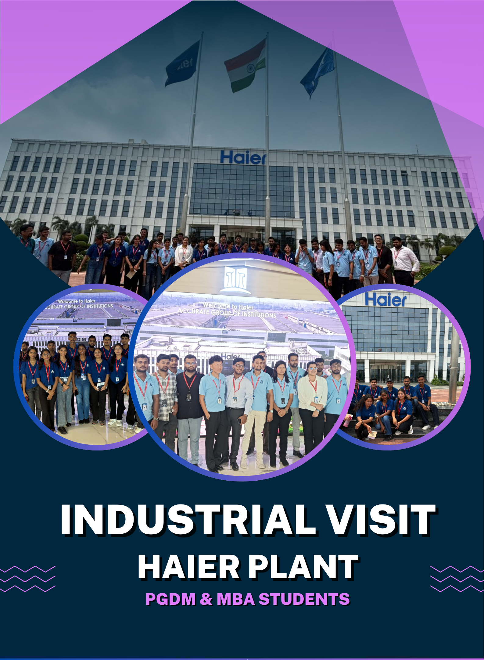 Industrial Visit to Haier Plant